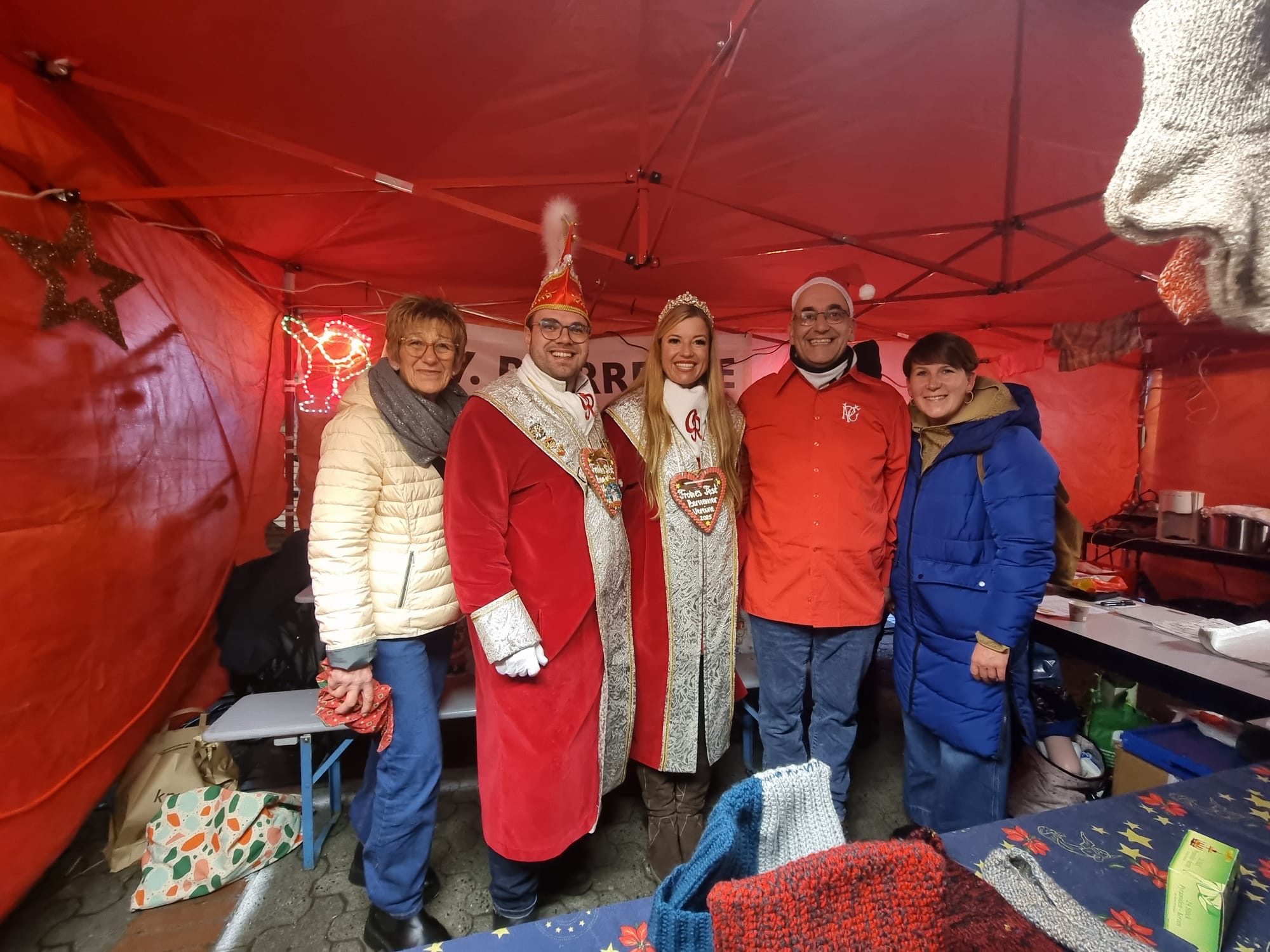 CVP auf dem Nikolausmarkt in Bornheim